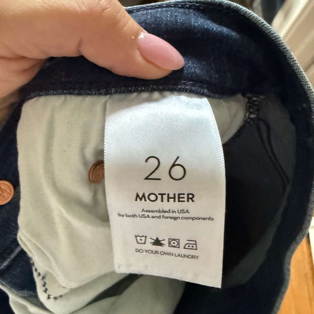 MOTHER The Tomcat Bermuda Short Fray - Size 26 - Picture 4 of 5